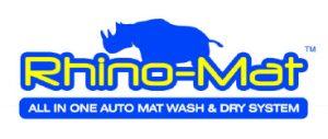 Rhino Mat All In One Auto Mat Wash and Dry System logo.